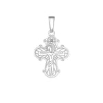 Rhod. silver dagmarkors icelandic Lord's Prayer 24