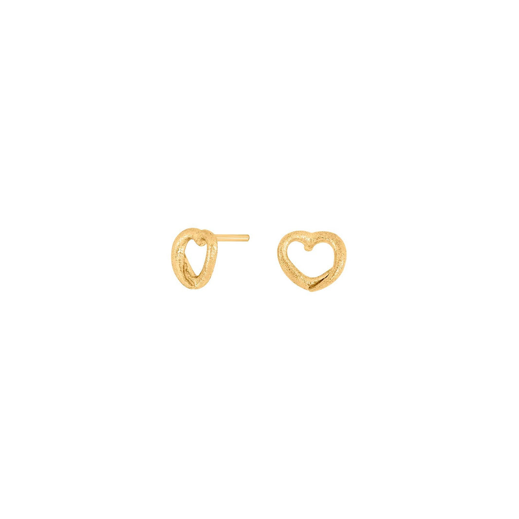 Goldpl. silver earrings