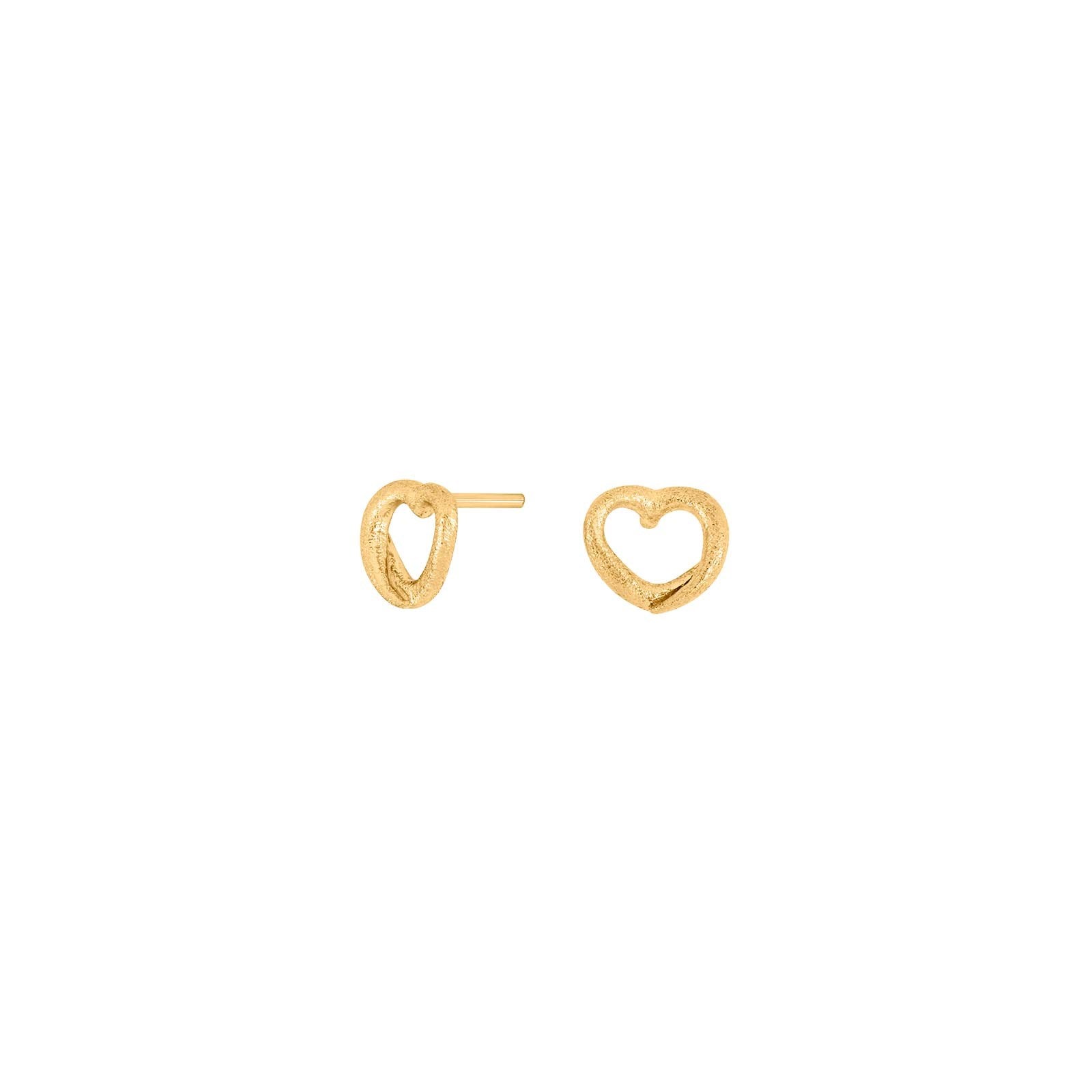 Goldpl. silver earrings