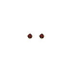 Rubin, 3 mm Goldplated