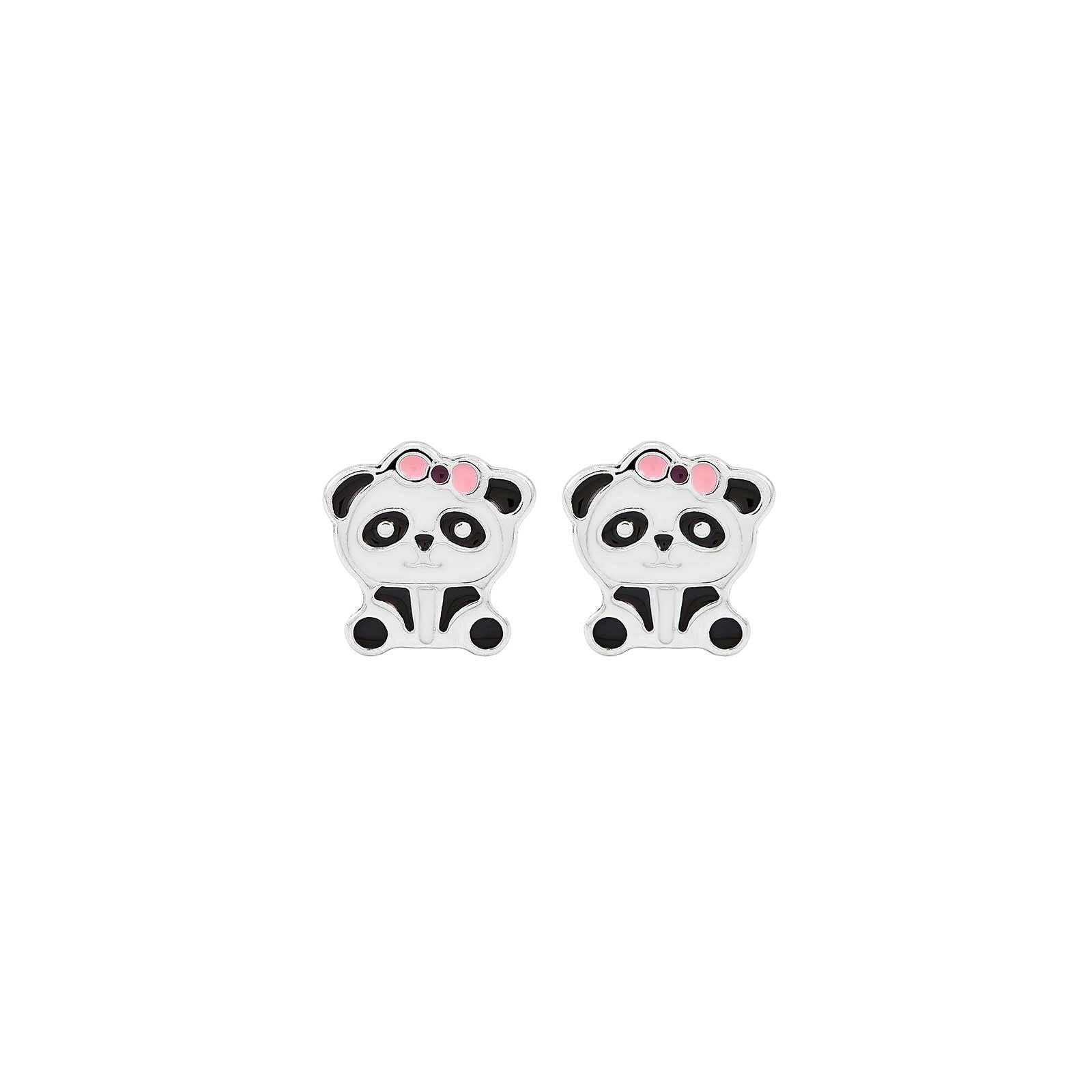 Panda enamel, 6mm