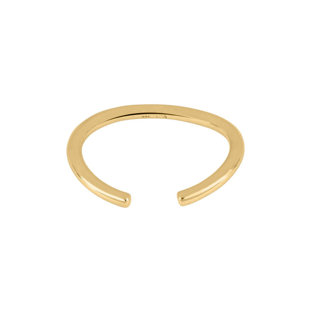 Silver goldplated earring