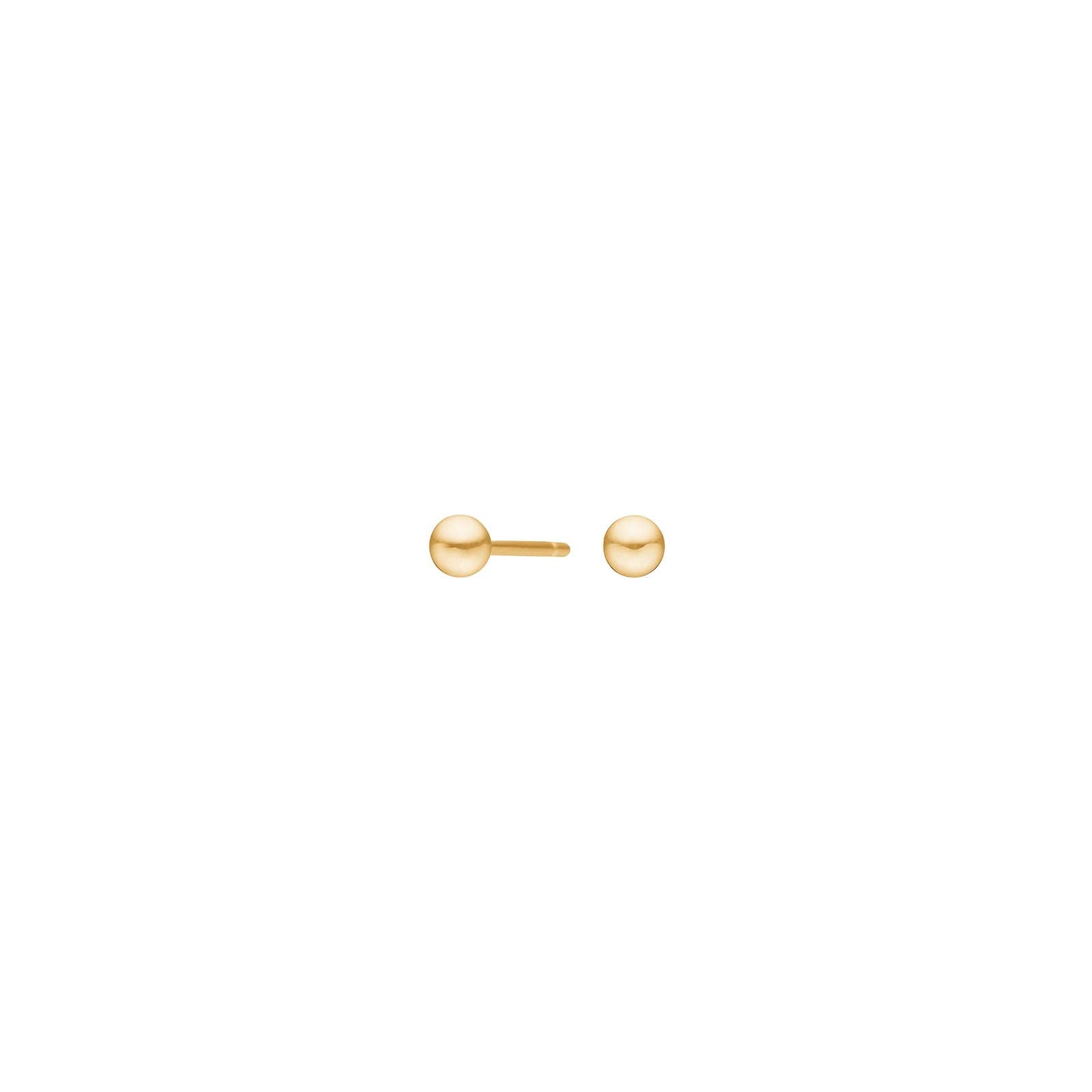 Titanium ear studs GP ball 3mm