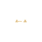 Titanium ear studs GP w. 3 balls