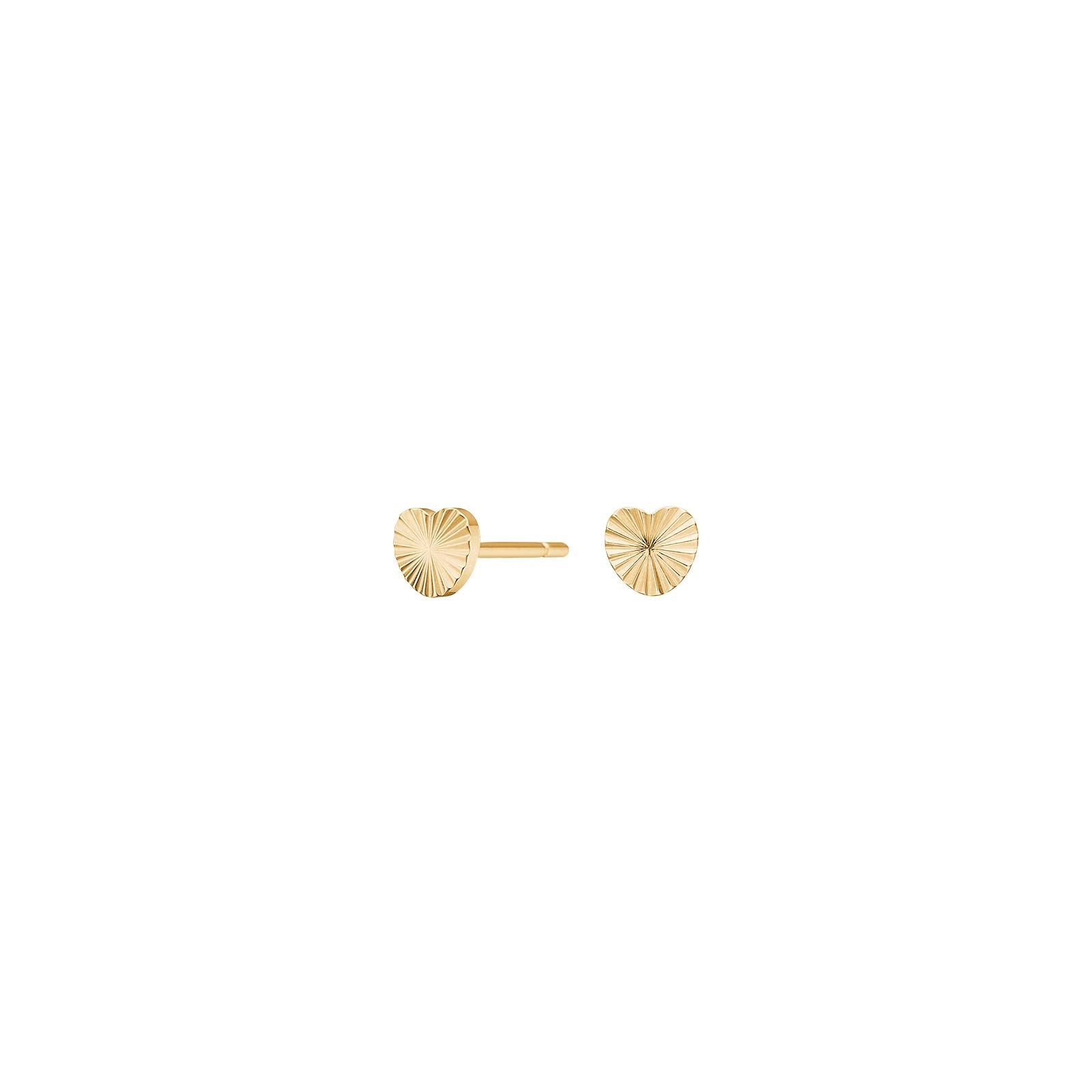 Titanium ear studs GP heart