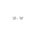 Titanium ear studs butterfly