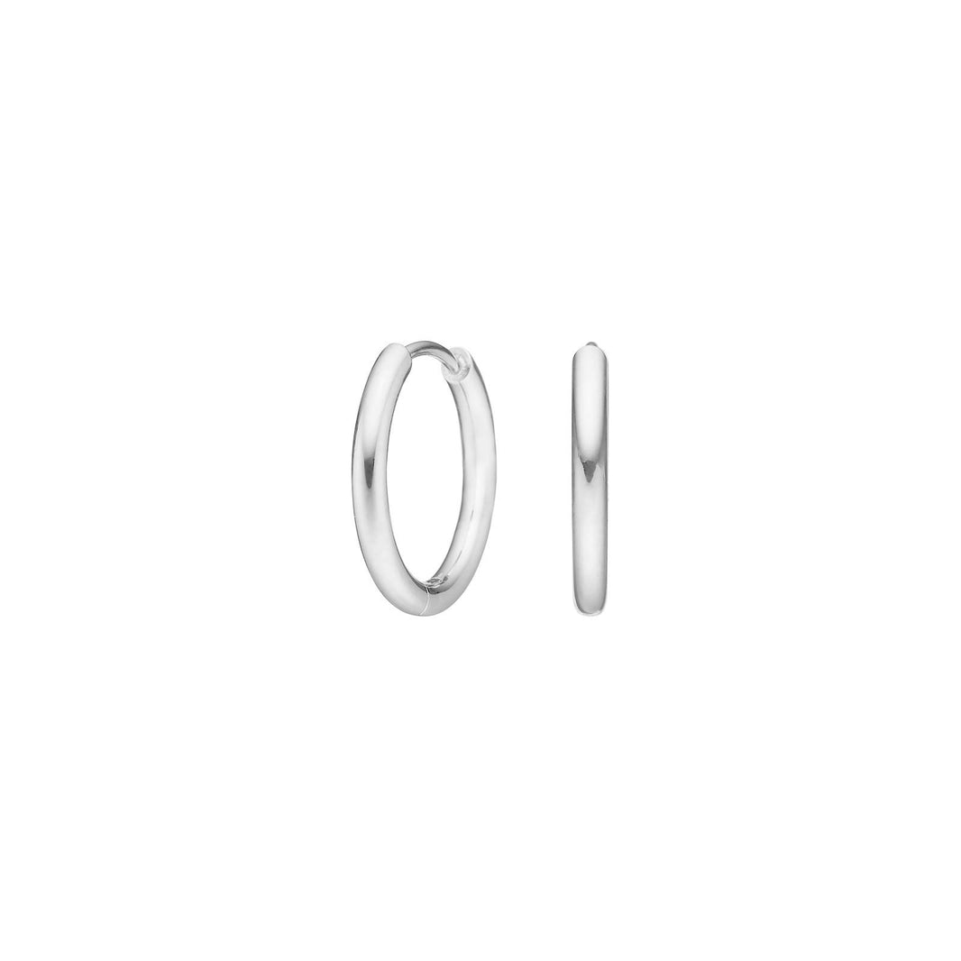 Titanium hoops 12mm w. cz