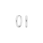 Titanium hoops 12mm w. cz