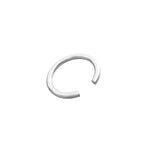 Rhod. silver ear cuff PIERCE52 1 pc.