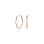 Rose gold plated silver creole 20mm HOOPS52