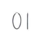 Ox. silver hoops 25mm HOOPS52