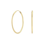 Gold-pl. silver creol 30mm HOOPS52