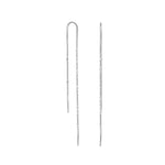 Rhd. silver earrings LINE52