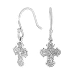 Rhod. silver earrings dagmarkors