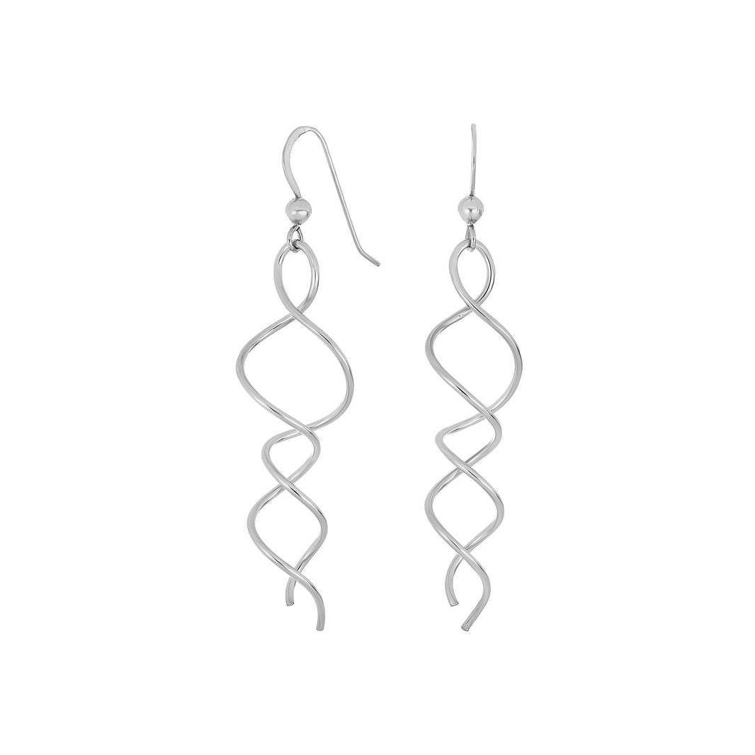 Silver earring SPIN52
