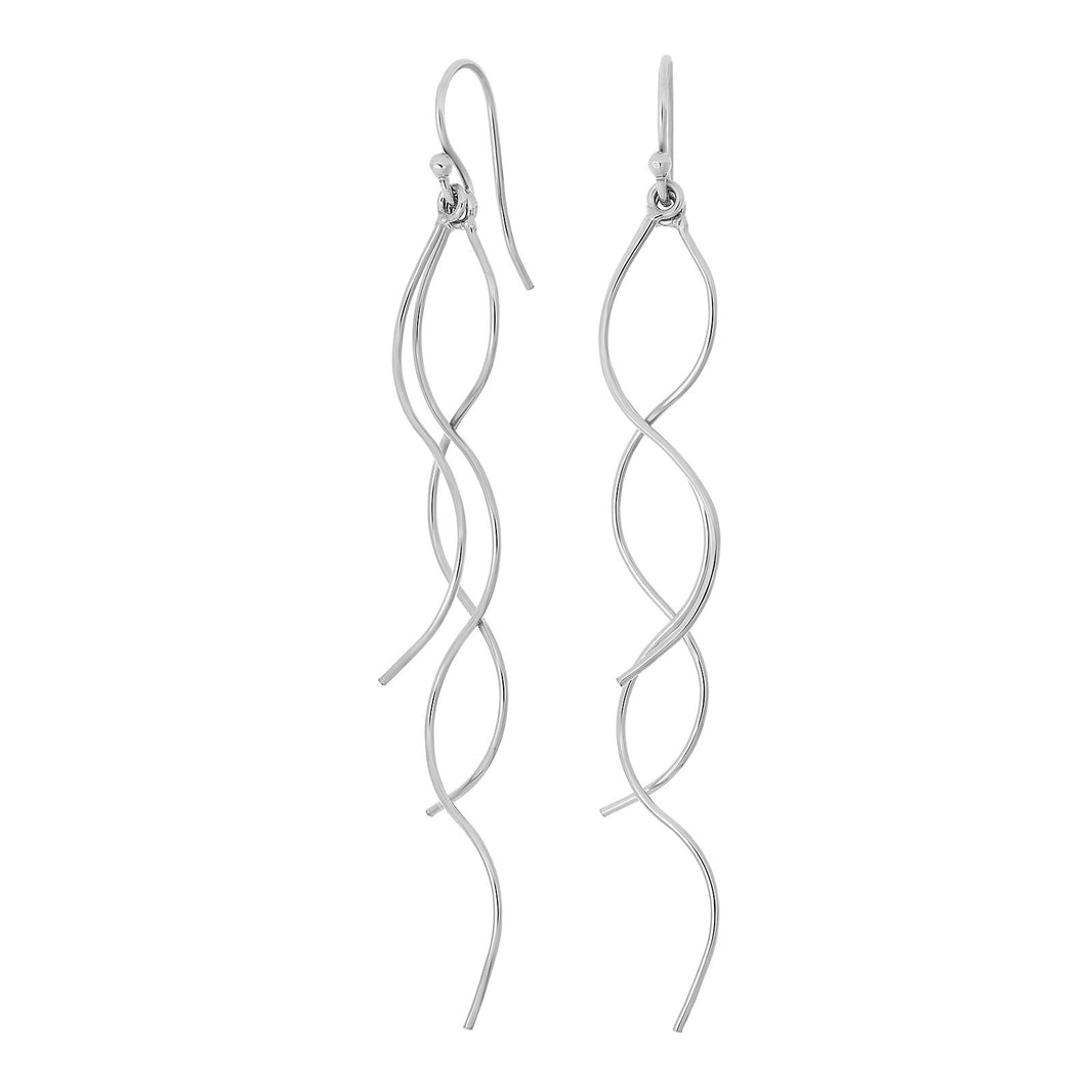 Silver earring SPIN52