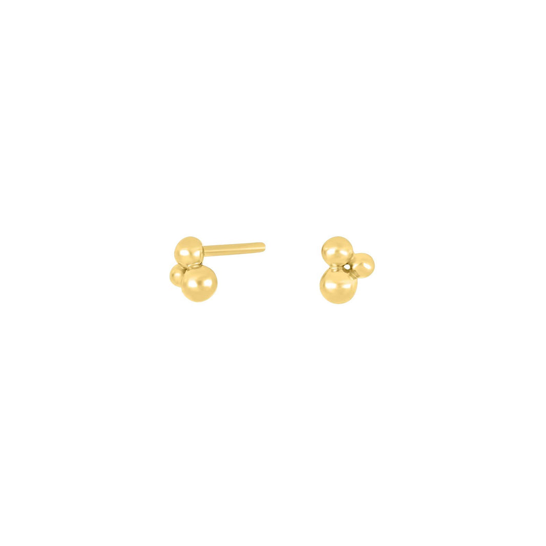 Silver ear studs HONEY52 1