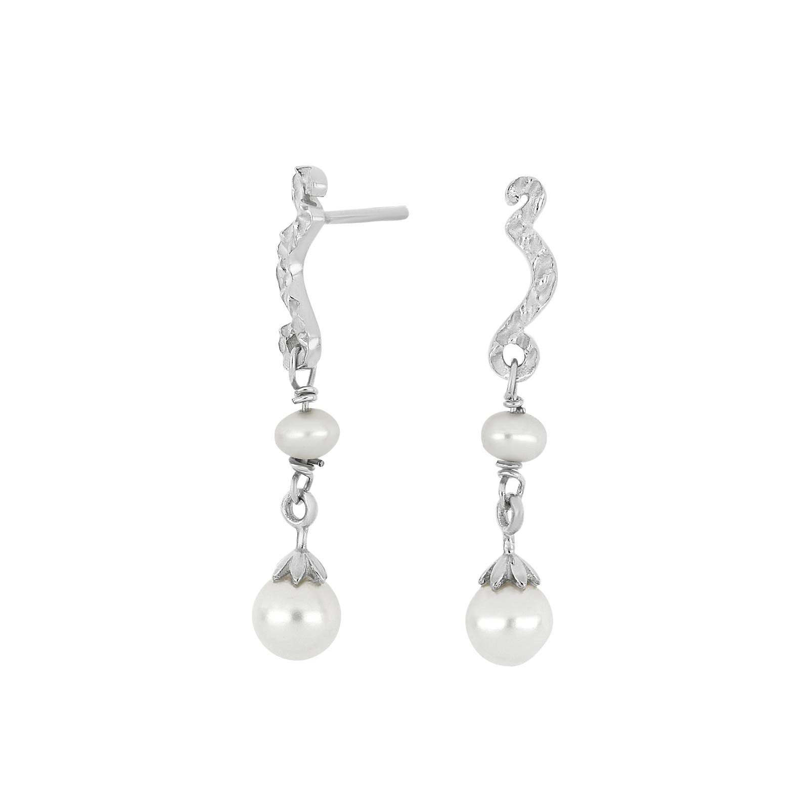 Silver ear hangers SPACE52 1