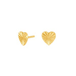 Silver earring heart ACTOR52