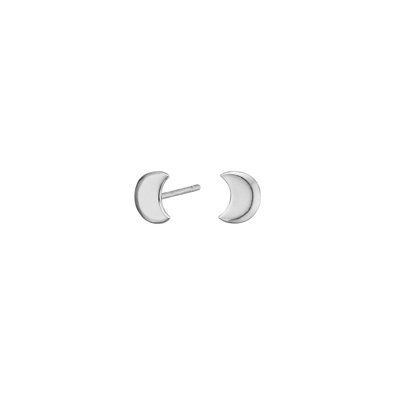 Silver earrings moon UNIVERSE52