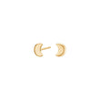 Silver earrings moon UNIVERSE52