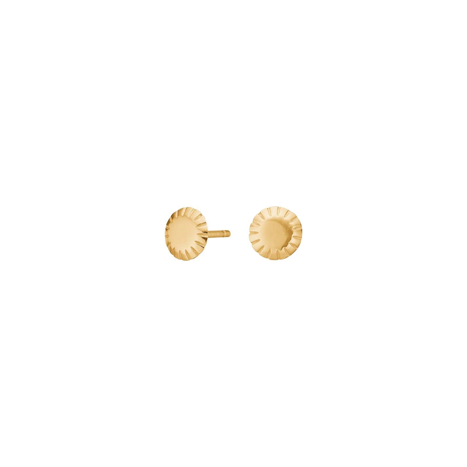 Silver stud earrings sun UNIVERSE52