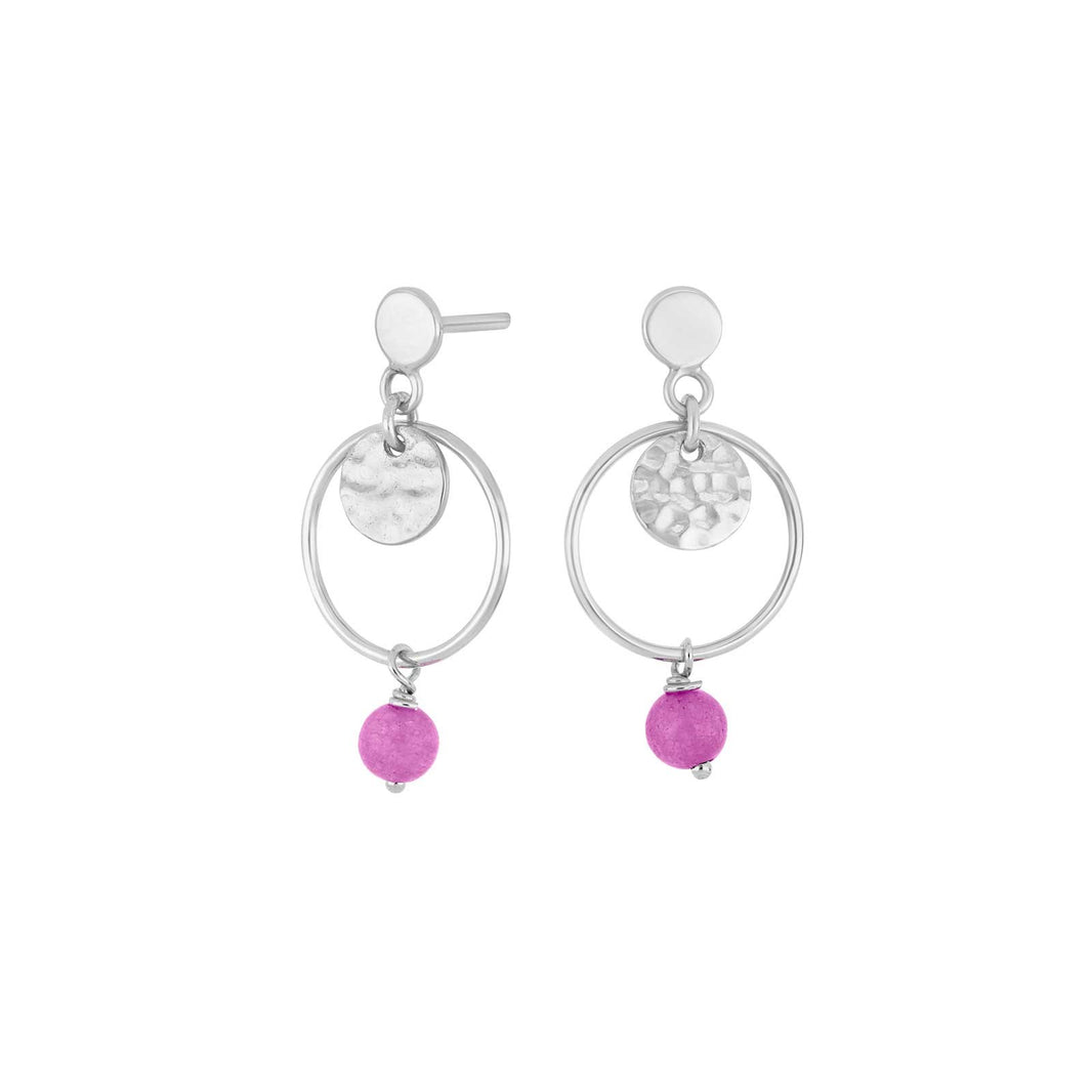 Silver earring JOY52 LQ