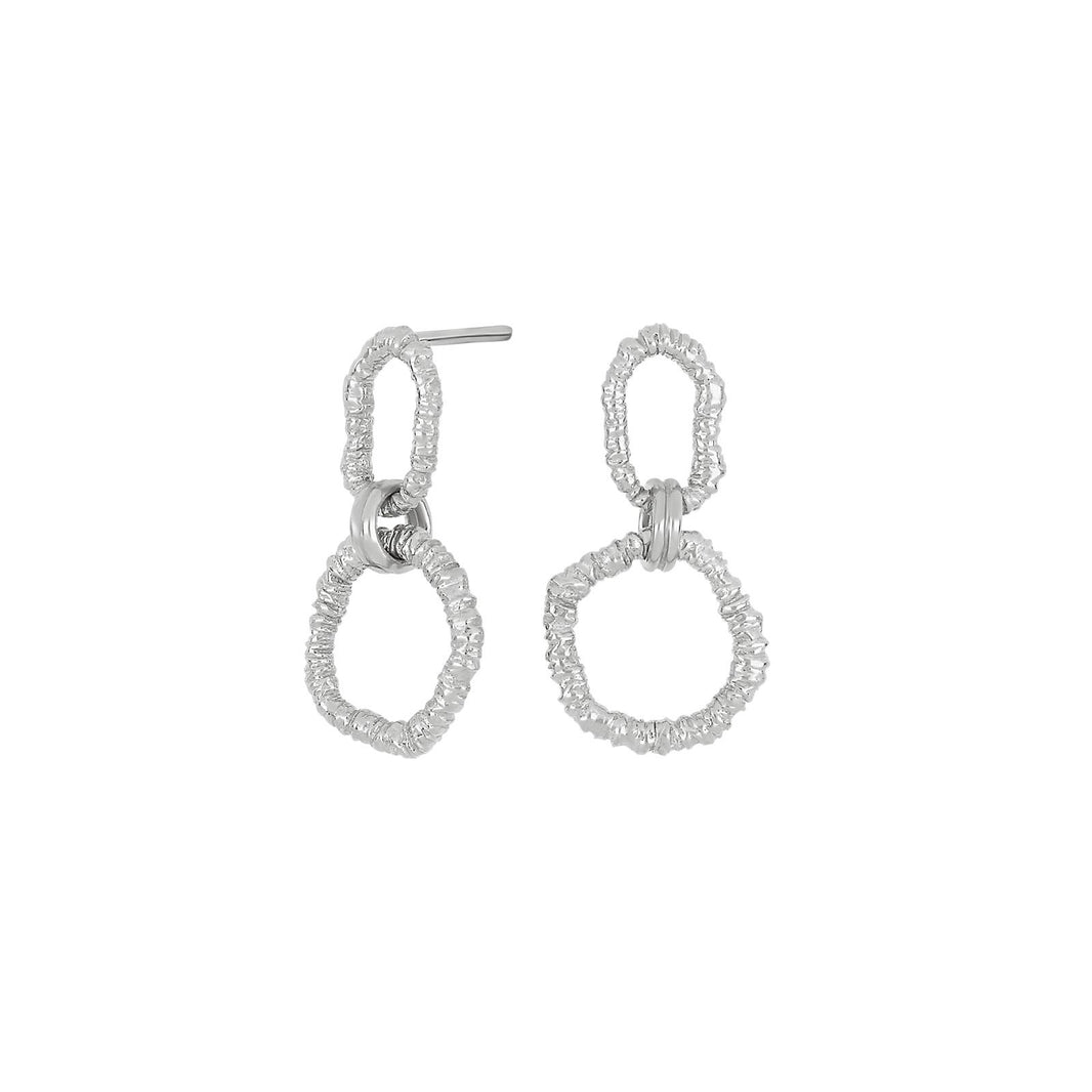 Silver earring HAPPY52