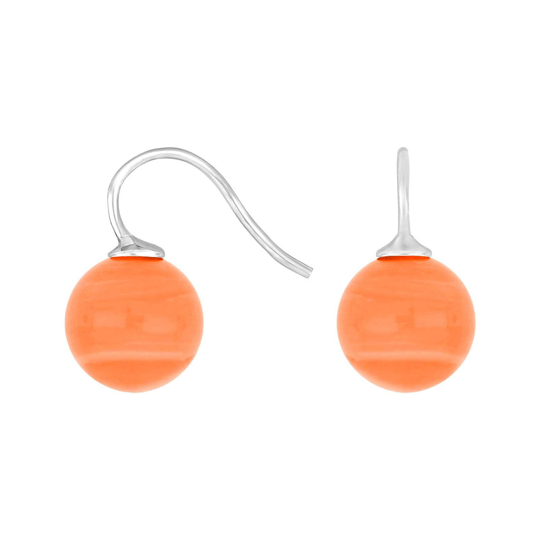 Sølvøreh. m/bøhmisk kvartsglas