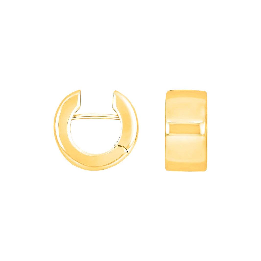 Sølv system-creoler Mila 15x8mm