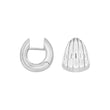 Silver system hoops Lisa 15x13mm