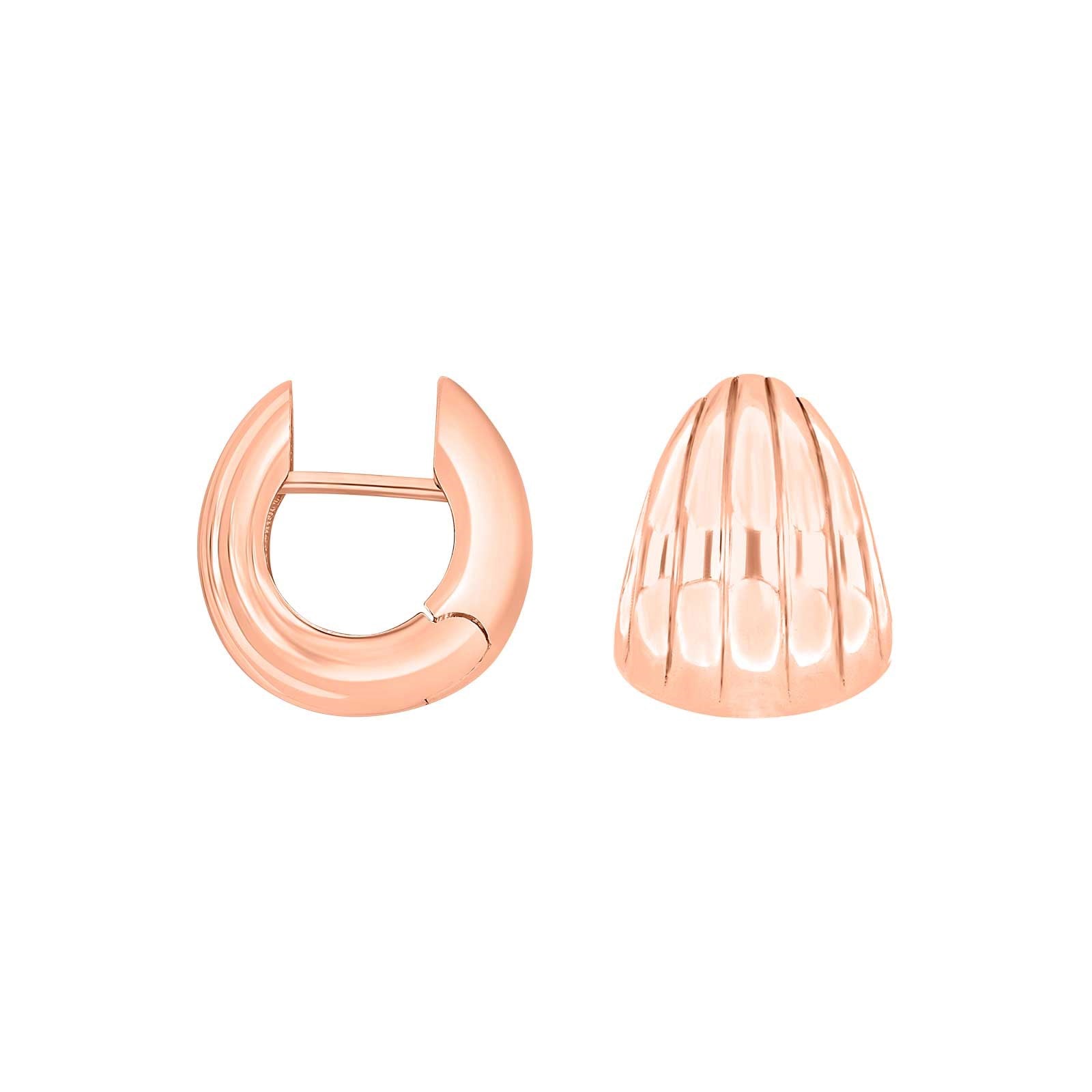 Silver system hoops Lisa 15x13mm