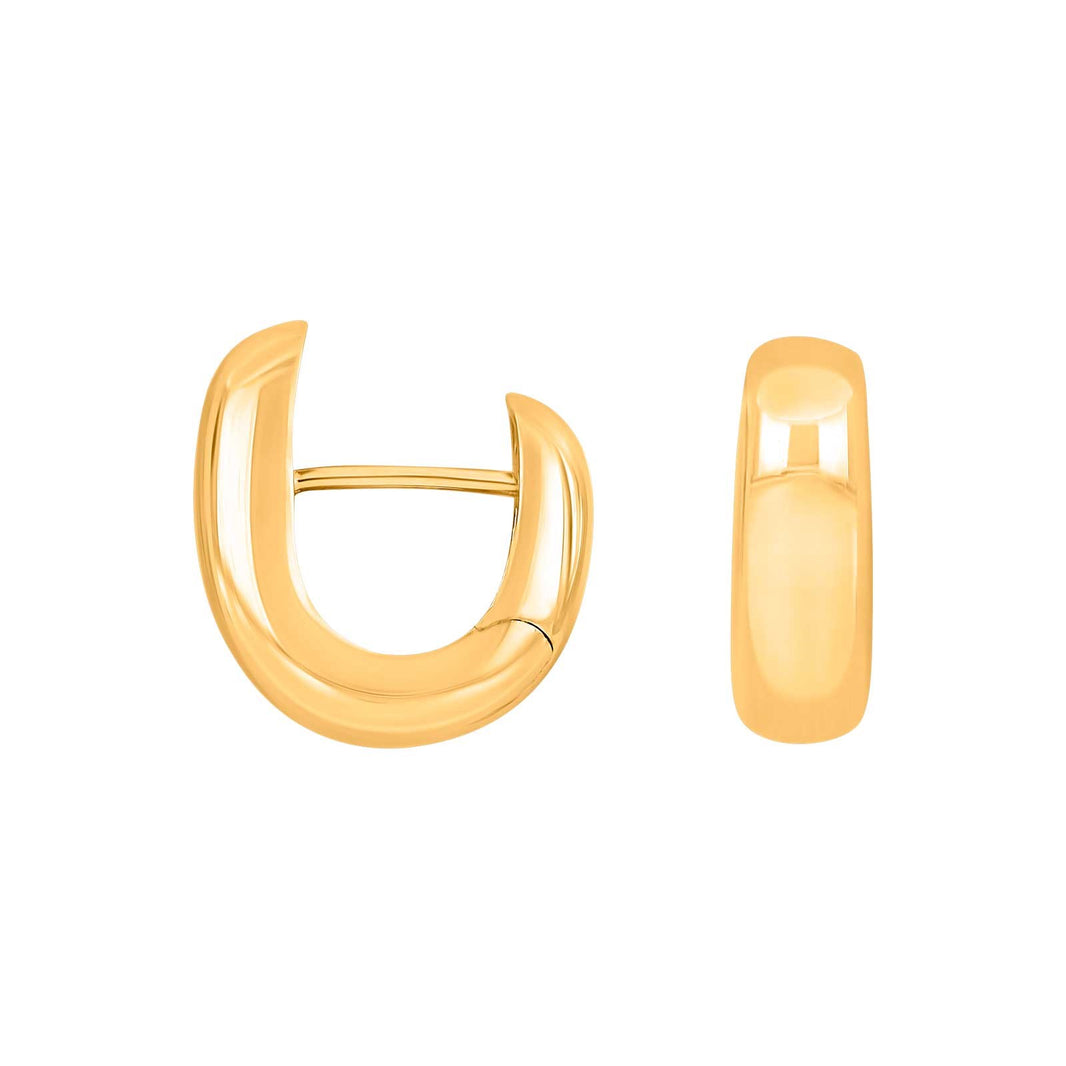 Sølv system-creoler Laura 18x6mm