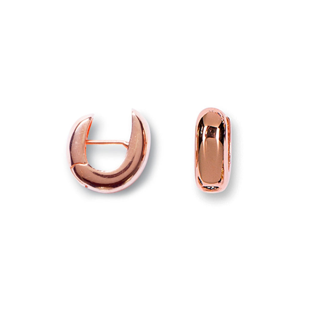 Sølv system-creoler Laura 18x6mm