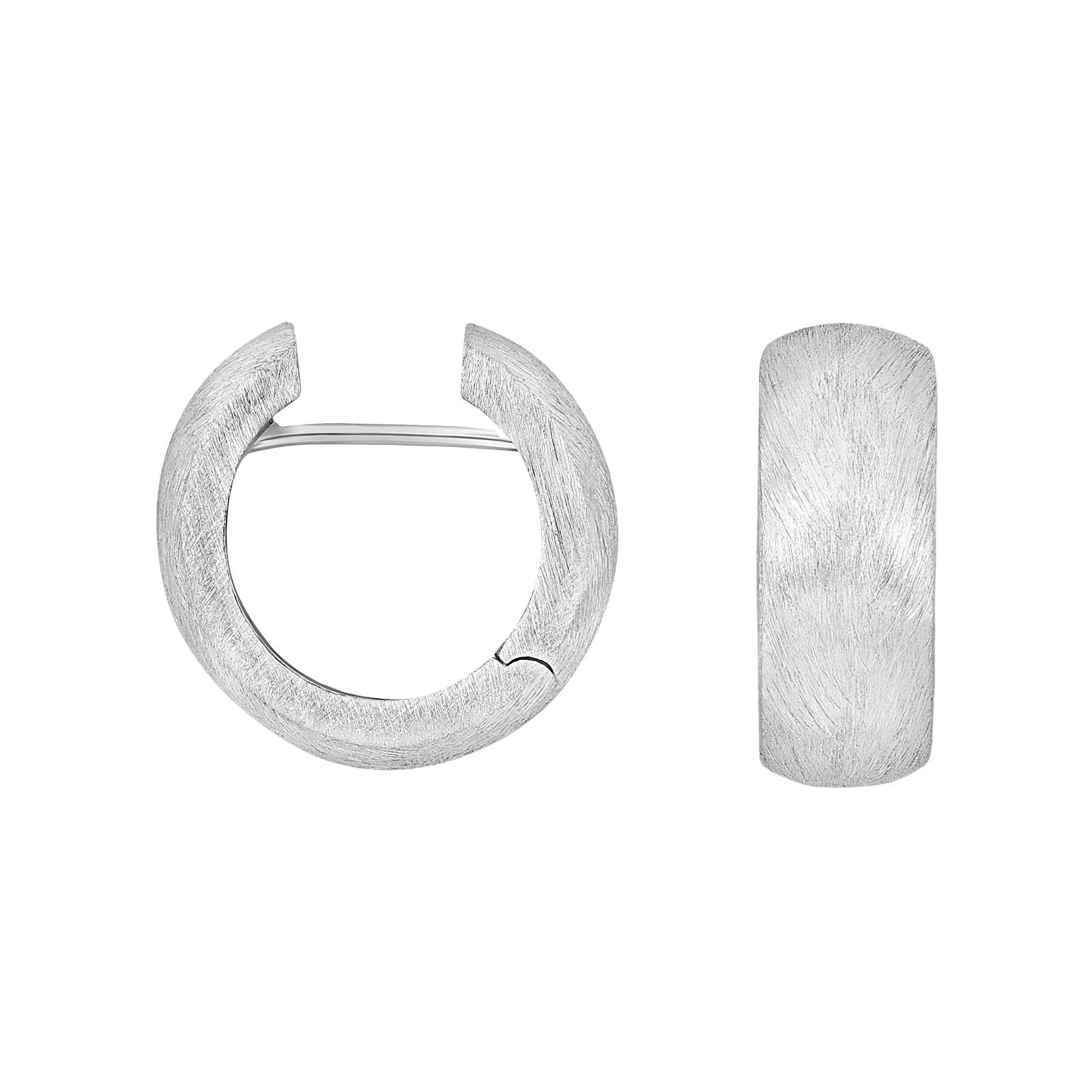 Silber matt System Creolen Kira 8*20mm