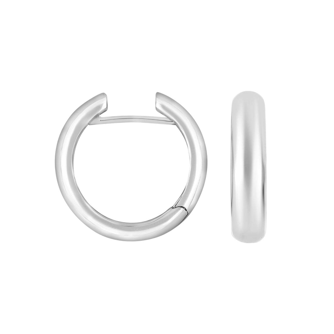 Silver system hoops Ida 5x22mm