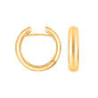 Silver system hoops Ida 5x22mm
