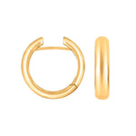 Silver system hoops Ida 5x22mm