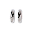 Silver creoles 30mm