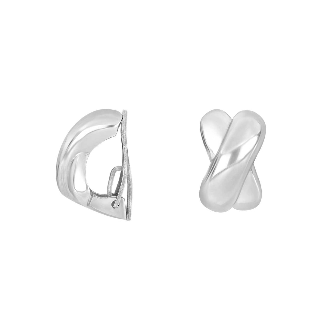 Sølv system-clips Mischa 15x9mm