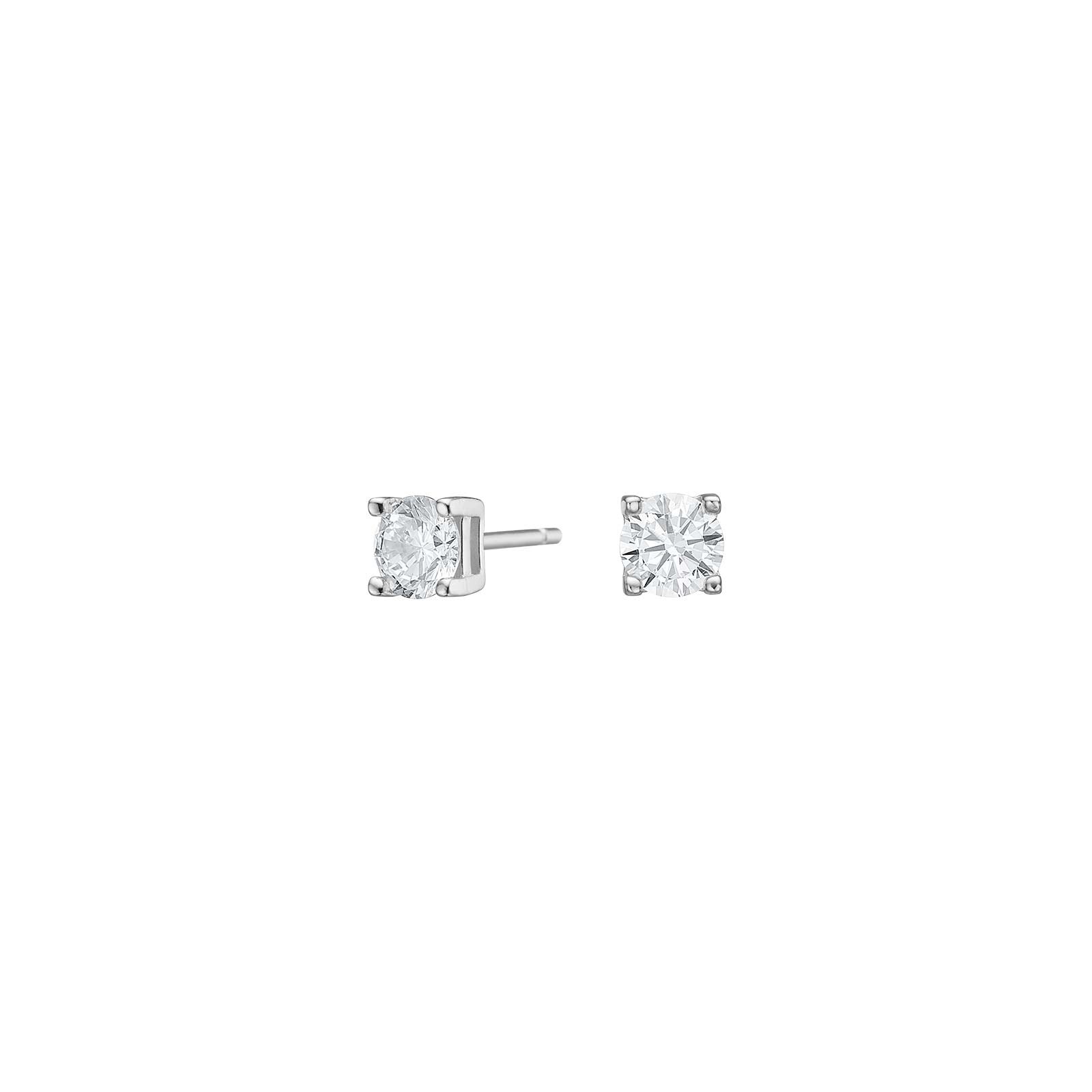 Silver ear studs 5mm grab HEGENOR