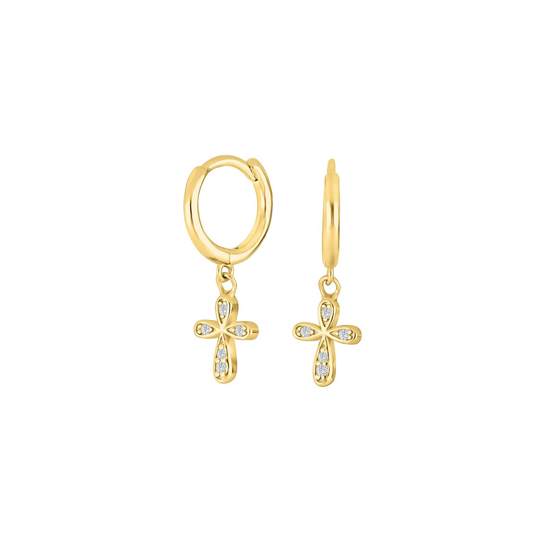 Gold plated earring IBINOR