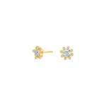 Gold-plated silver ear studs JOYNOR