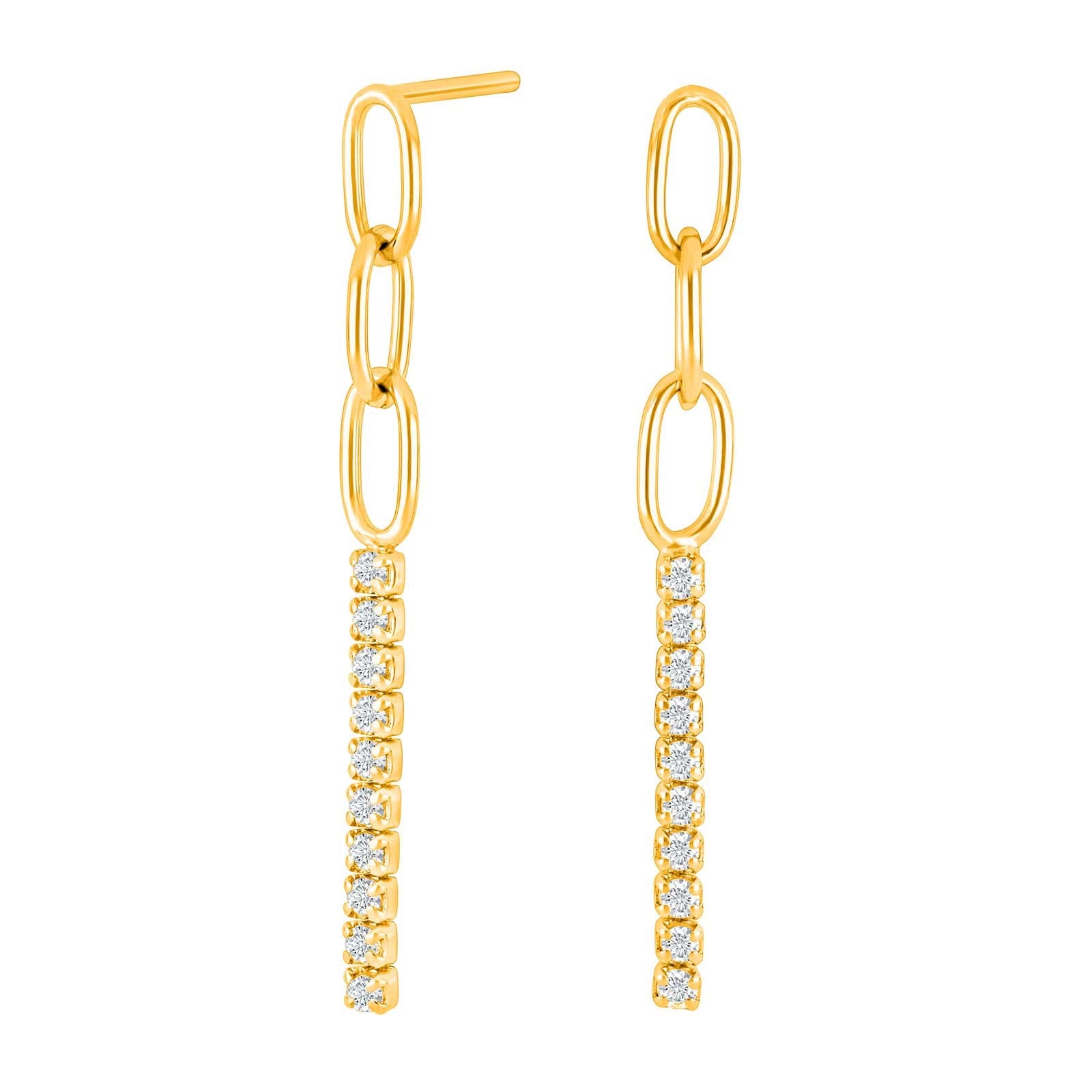 Silver earrings KLEONOR