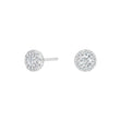 Silver ear studs KATENOR