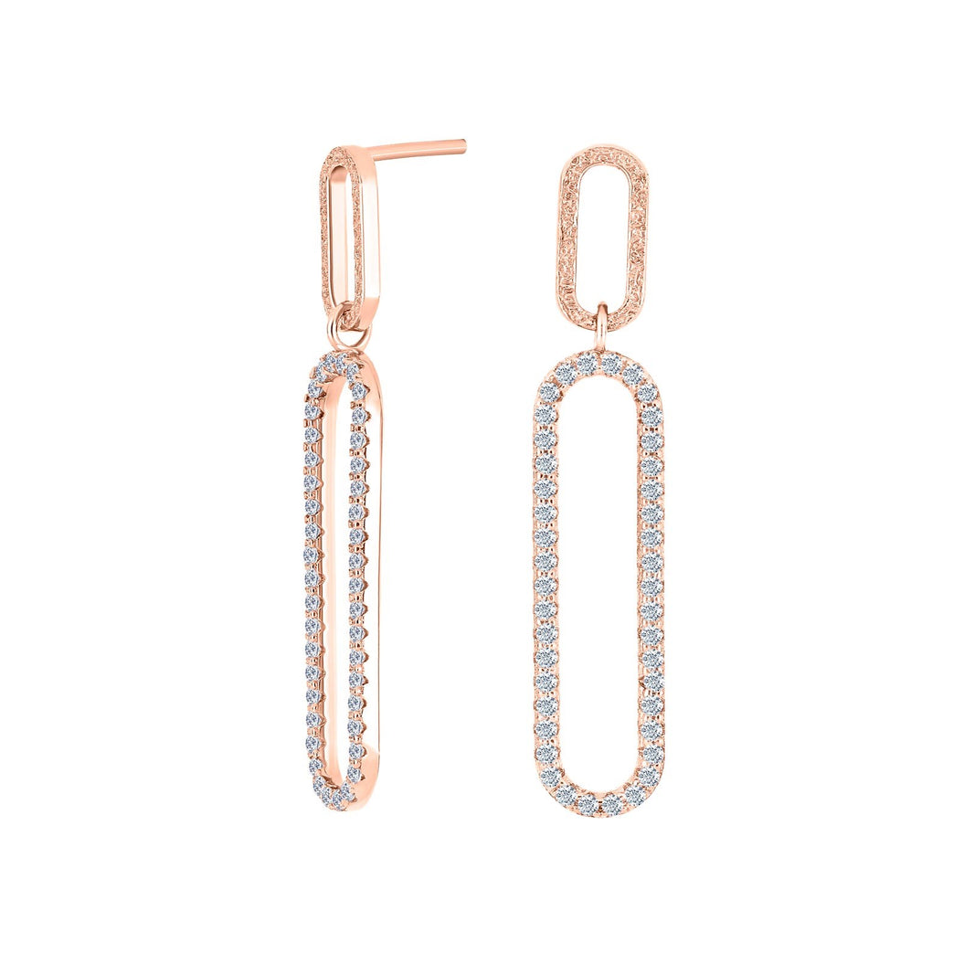 Silver earrings LENENOR