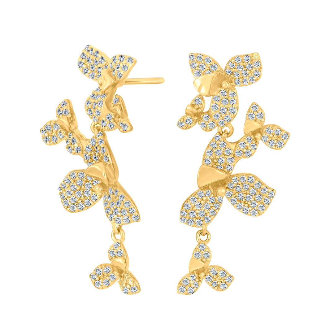 Silver earrings LOUISENOR