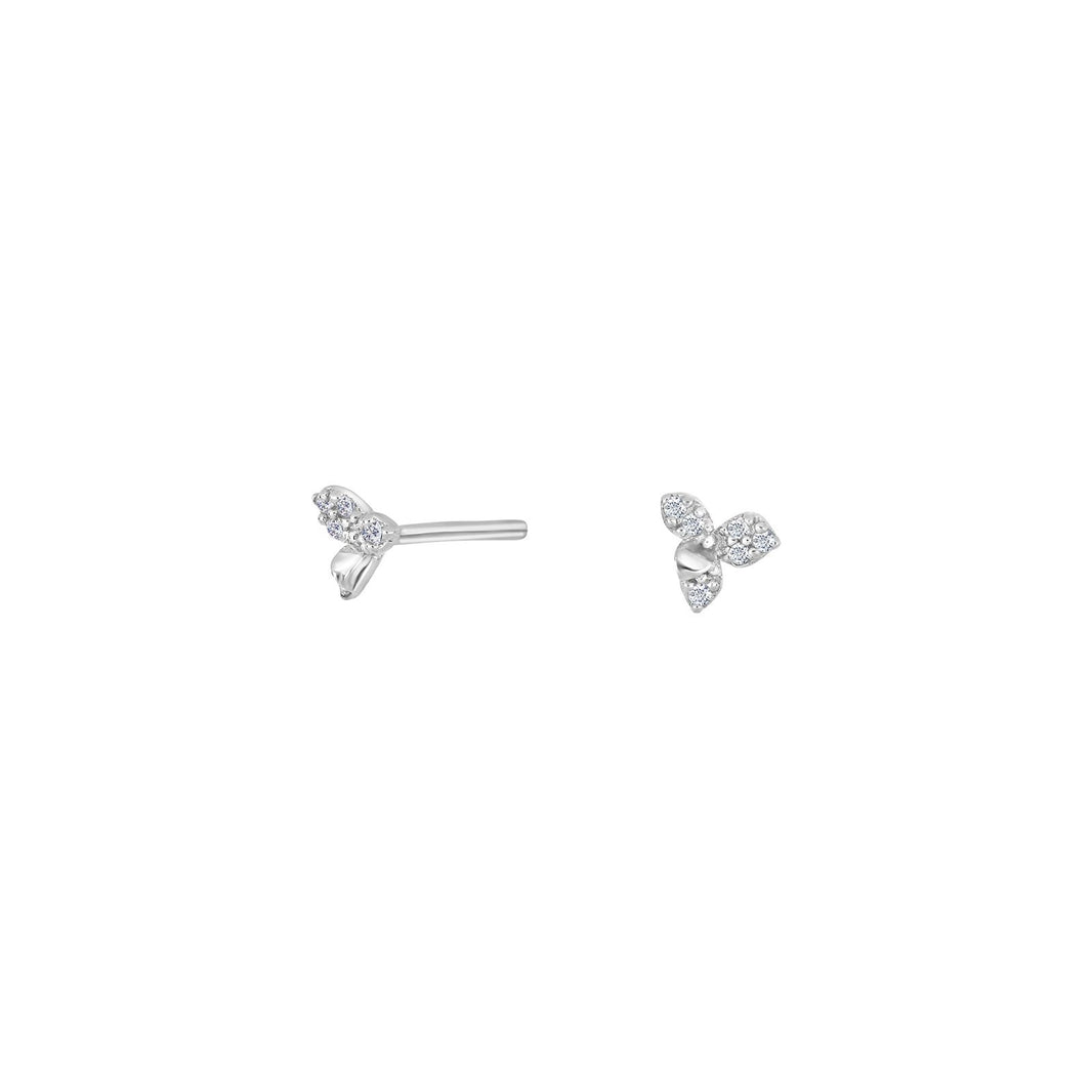 Rhd. Silver earrings LOUISENOR