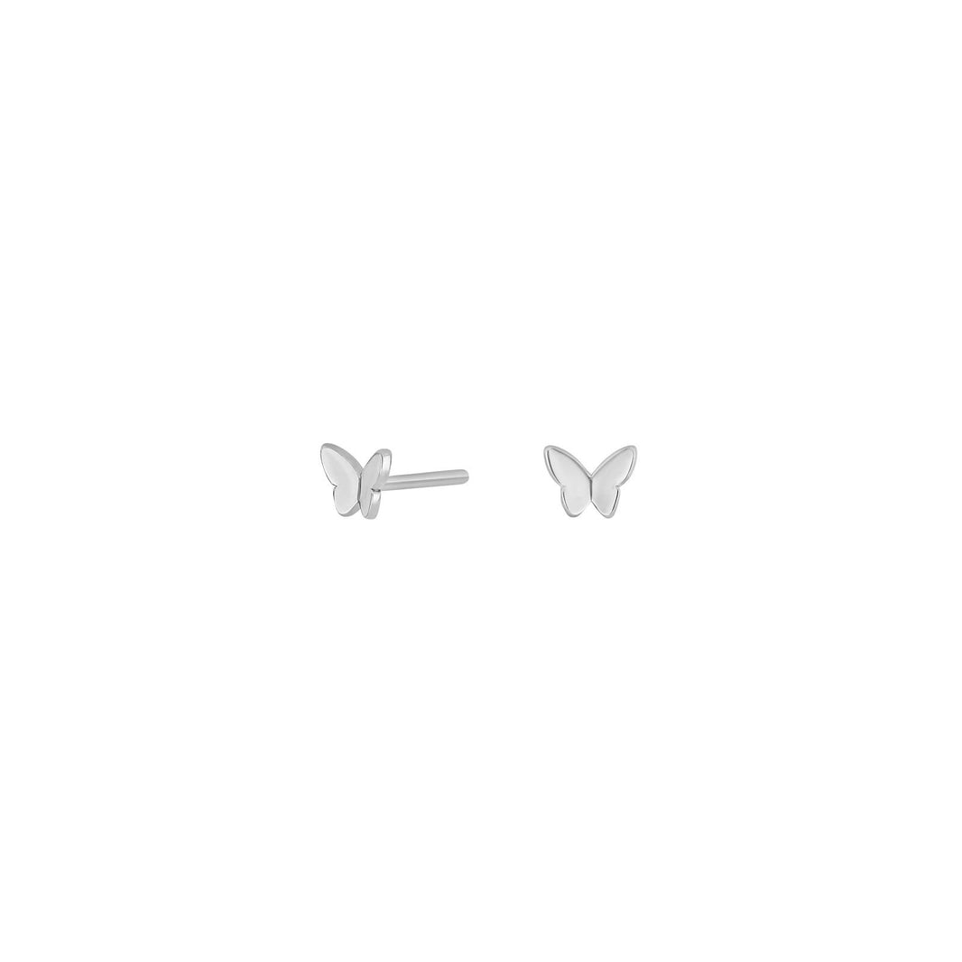 Silver ear studs NELLIENOR 2