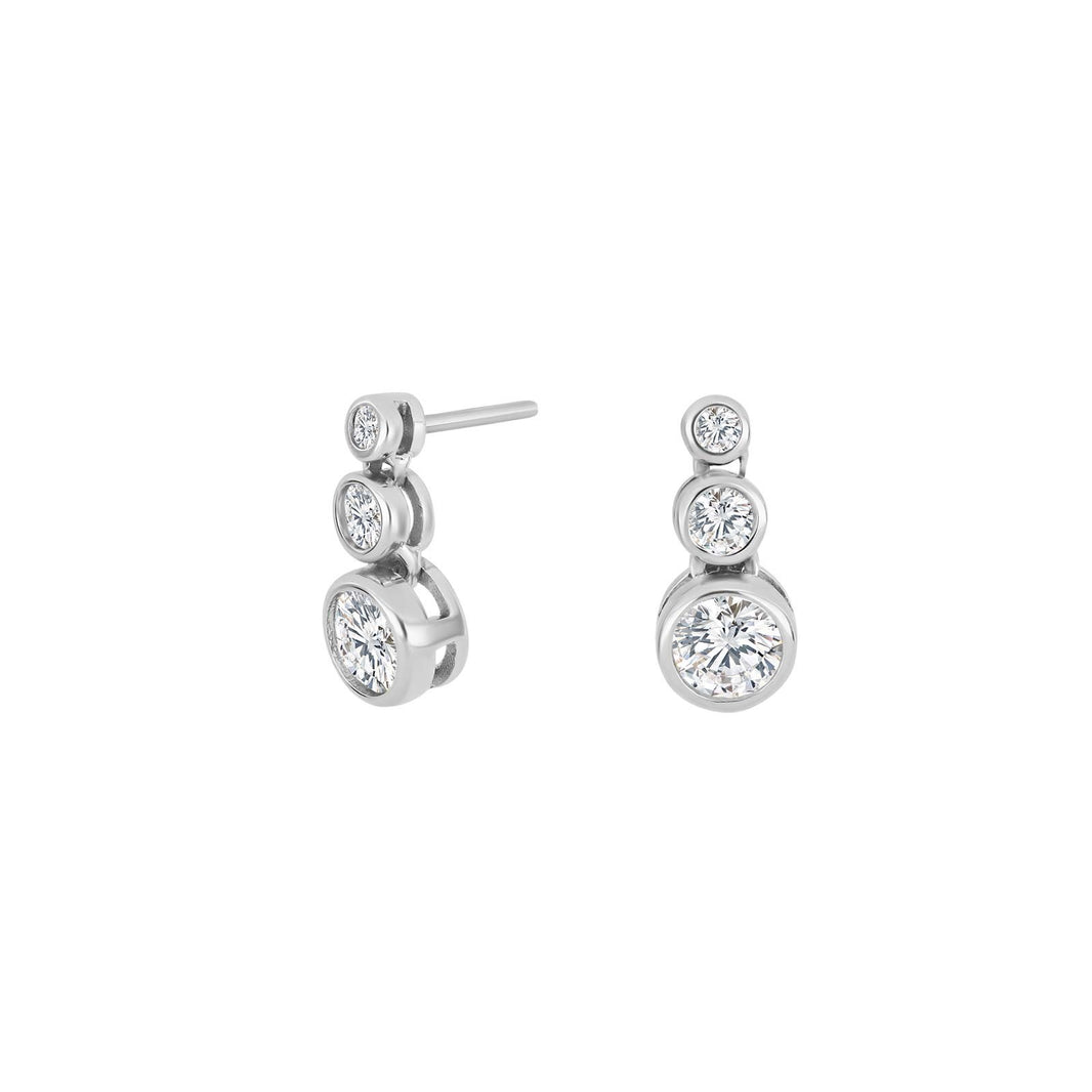 Silver ear studs NYNNENOR